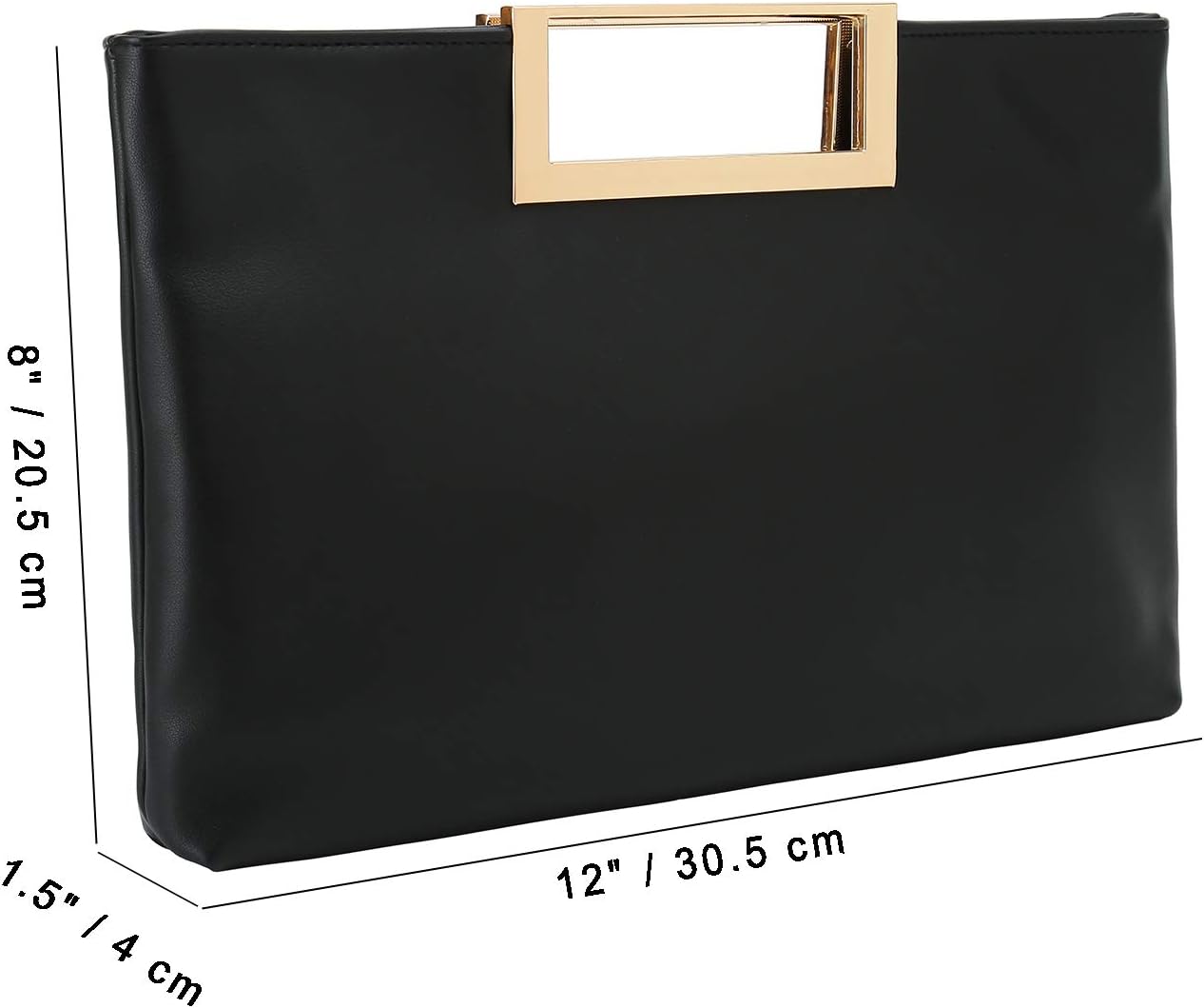 PU Clutch Purse Leather Handbag Stylish Women Convertible
