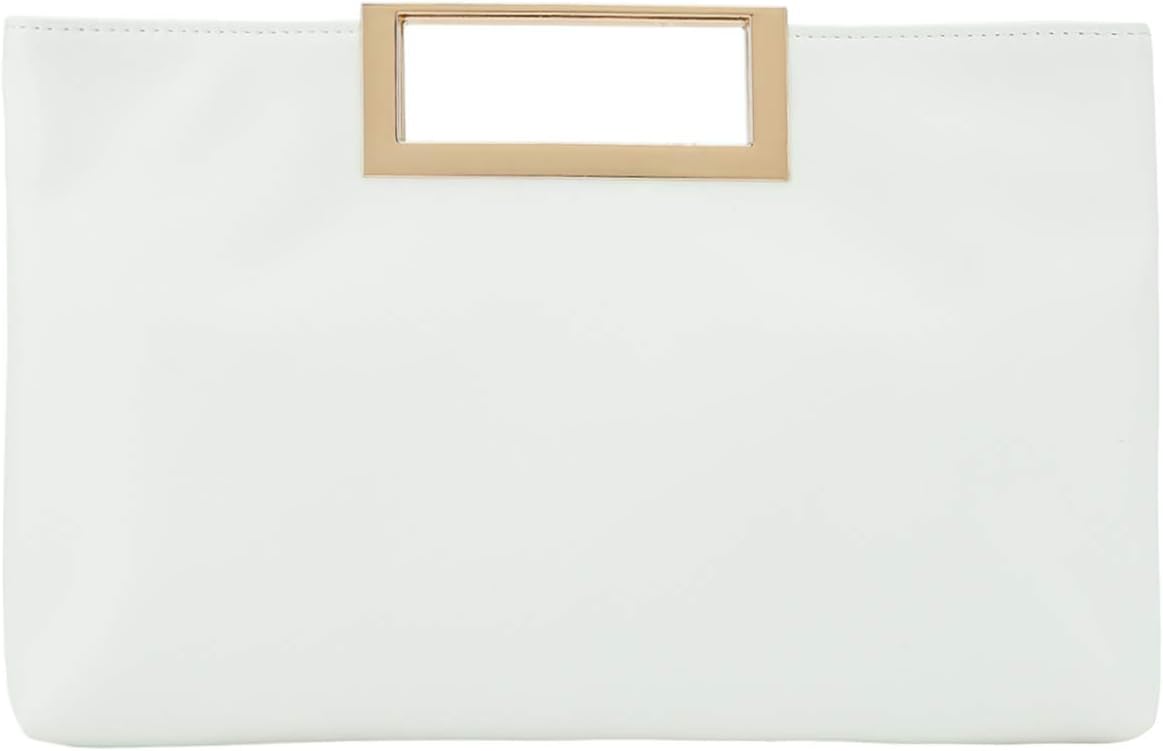 PU Clutch Purse Leather Handbag Stylish Women Convertible