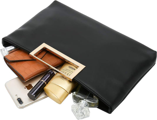PU Clutch Purse Leather Handbag Stylish Women Convertible