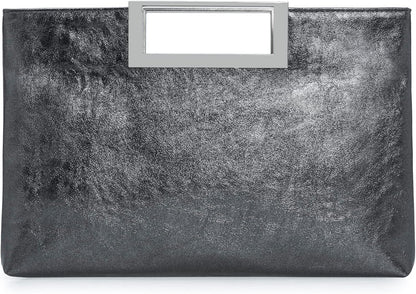 PU Clutch Purse Leather Handbag Stylish Women Convertible