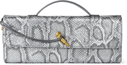 Houndstooth  Woven Leather Handbags Crossbody Bag Formal Evening Bag