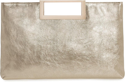 PU Clutch Purse Leather Handbag Stylish Women Convertible
