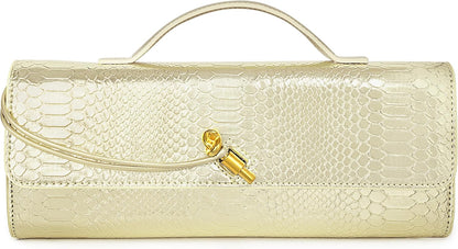 Houndstooth  Woven Leather Handbags Crossbody Bag Formal Evening Bag